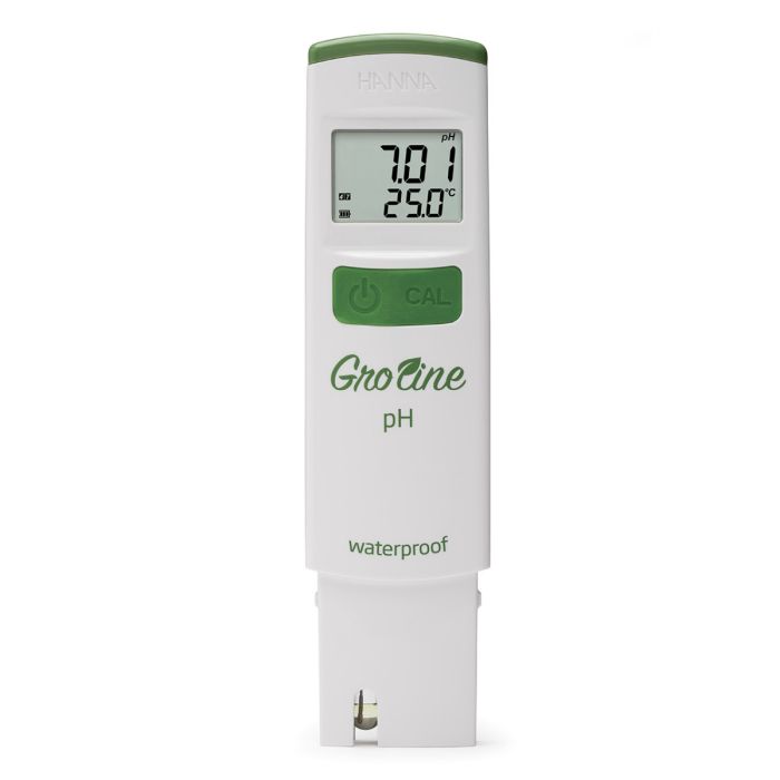 GroLine Waterproof pH Tester with 0.01 Resolution  - HI98118