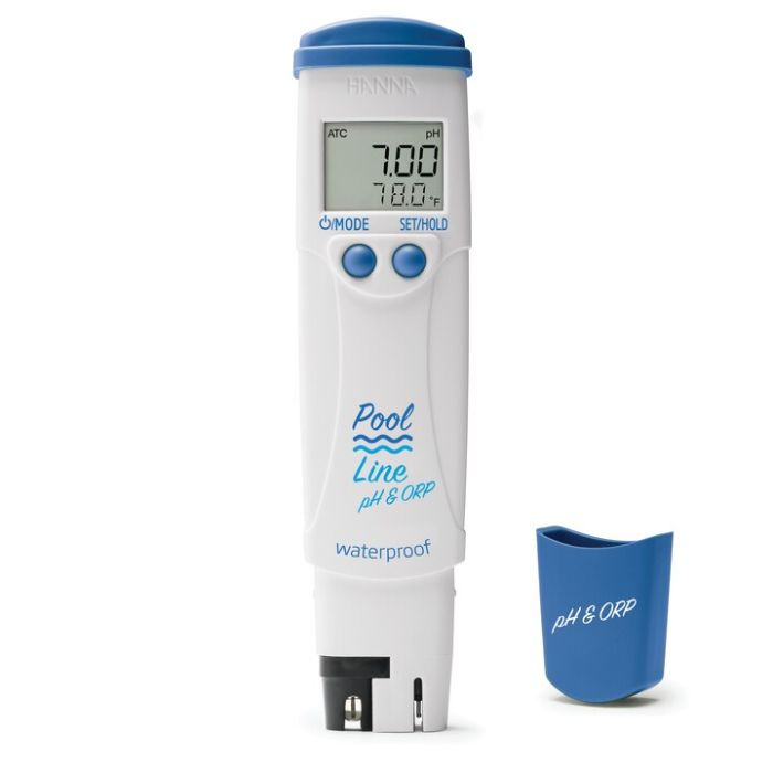 Pool Line pH &amp; Temperature Tester with 0.1 pH Resolution  - HI981274