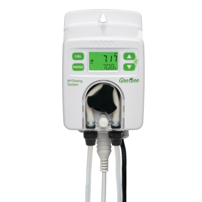 GroLine pH Dosing System-Meter,  probe and panel mounted flow cell kit - HI981412
