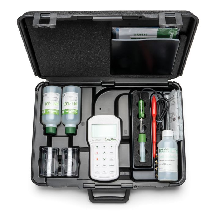 Professional GroLine Portable Soil pH Meter - HI98168