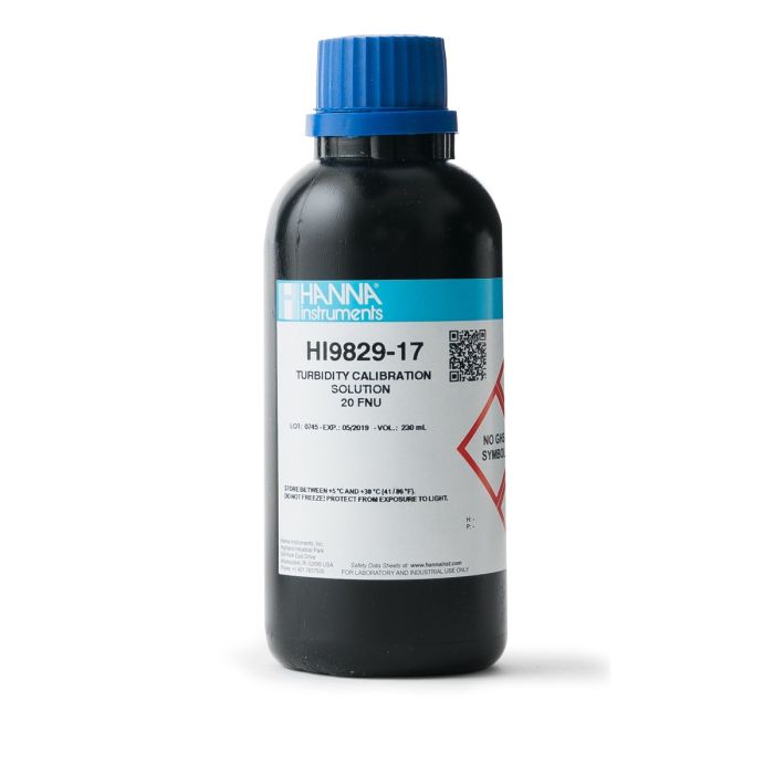 20 FNU Turbidity Calibration Solution (230 mL) - HI9829-17