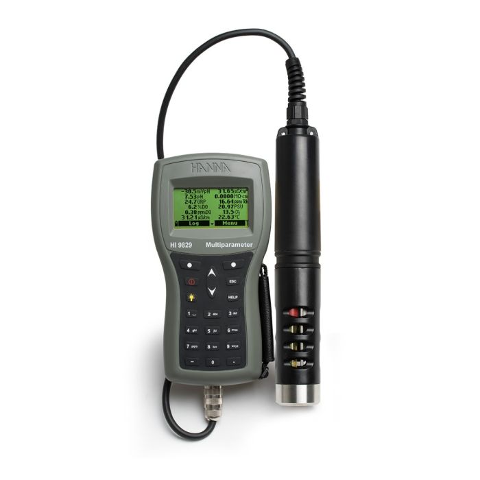 Multiparameter pH/ISE/EC/DO/Turbidity Waterproof Meter with GPS option – HI9829