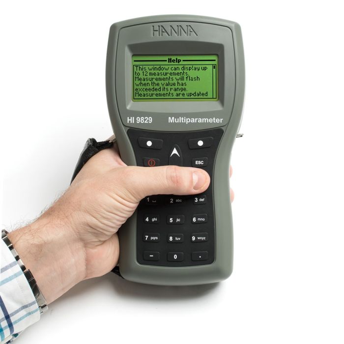 Multiparameter pH/ISE/EC/DO/Turbidity Waterproof Meter with GPS option – HI9829-02