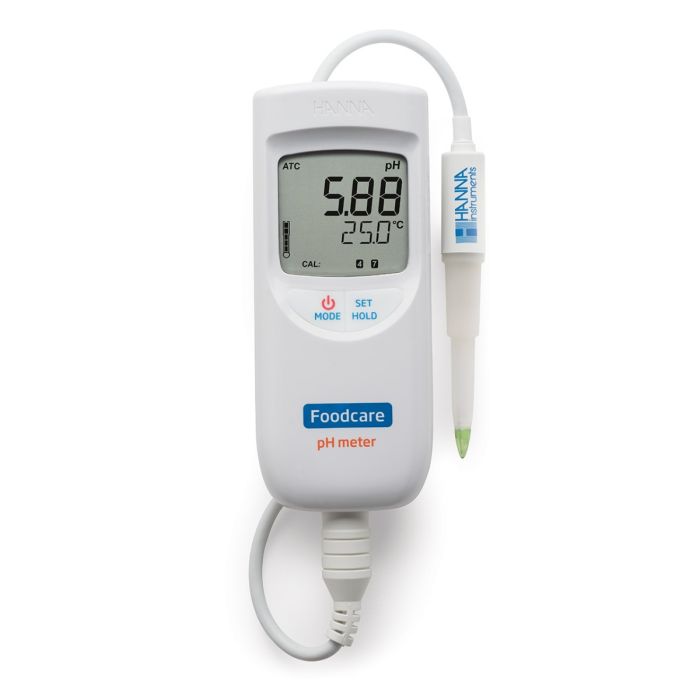Portable Food and Dairy pH Meter - HI99161