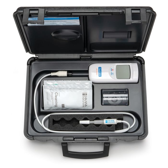 Portable Food and Dairy pH Meter - HI99161