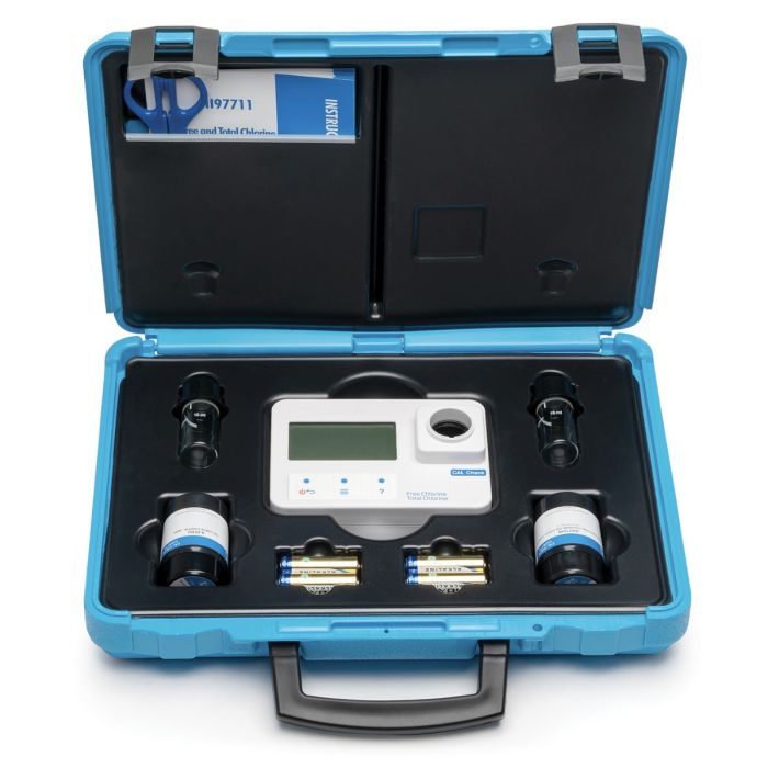 pH,  Alkalinity, Free Chlorine, Total Chlorine, and Cyanuric Acid Photometer - HI97104-kit