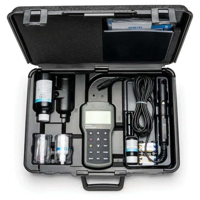 Waterproof Portable Dissolved Oxygen and BOD Meter, 4m cable - HI98193