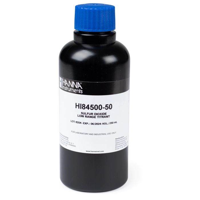 Low Range Titrant for Sulfur Dioxide Mini Titrator - HI84500-50