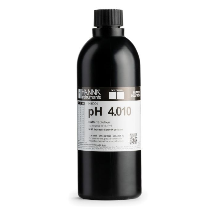 pH 4.010 Millesimal Calibration Buffer (500 mL) - HI6004