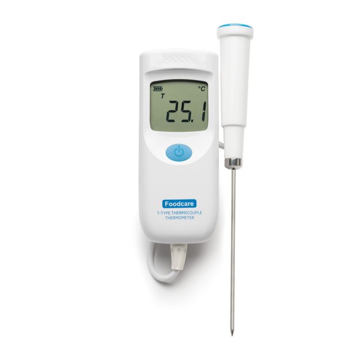 Foodcare T-Type Thermocouple Thermometer with Fixed Attached Probe - HI935008