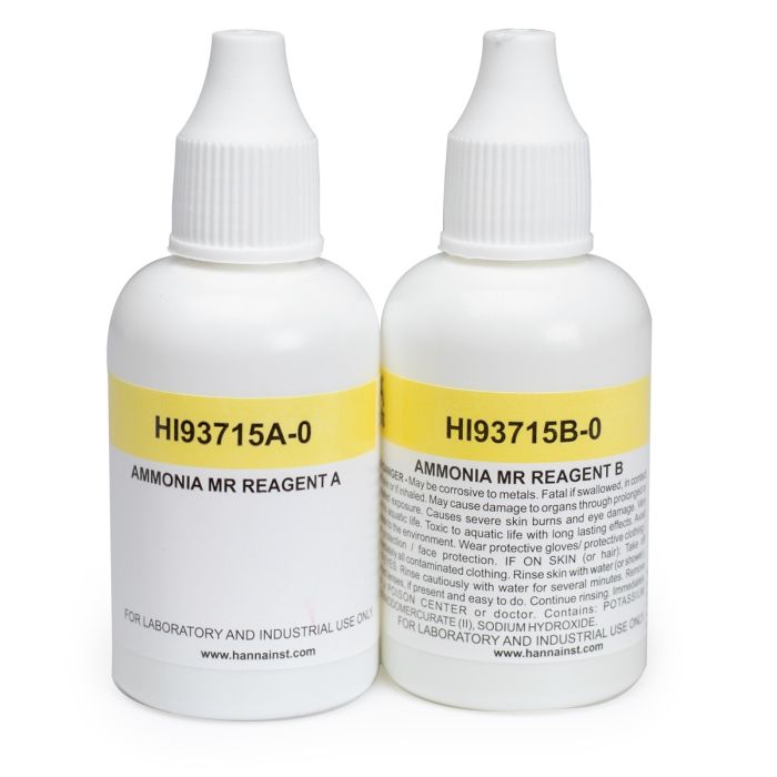 Ammonia Medium Range Reagents (100 tests) - HI93715-01