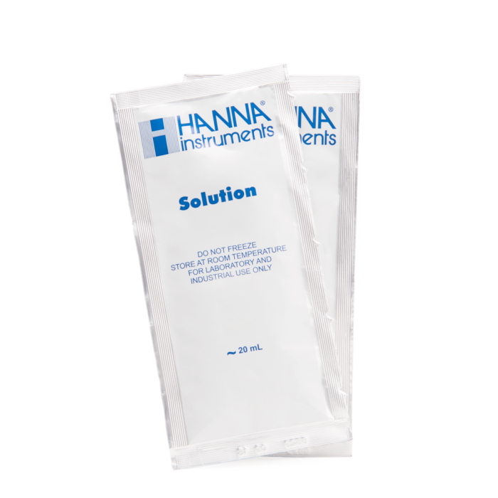 1500 mg/L (ppm) TDS and pH 7.01 Sachets (20 mL, 10 each) - HI77200P