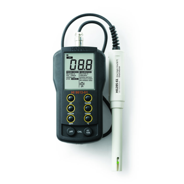 Hanna HI9813-61 pH EC TDS Portable Multiparameter