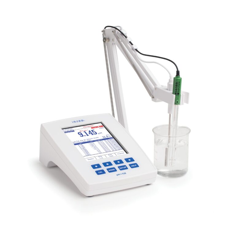 Laboratory Research Grade Two Channel Benchtop pH/mV/ISE Meter - HI5222-02
