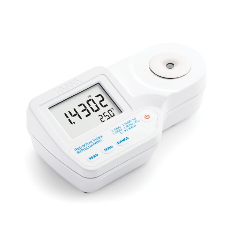 Digital Refractometer for Refractive Index and Brix - HI96800