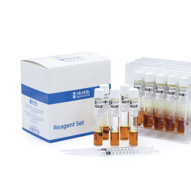 COD Medium Range Reagent Vials, EPA Method (25 tests) - HI93754B-25
